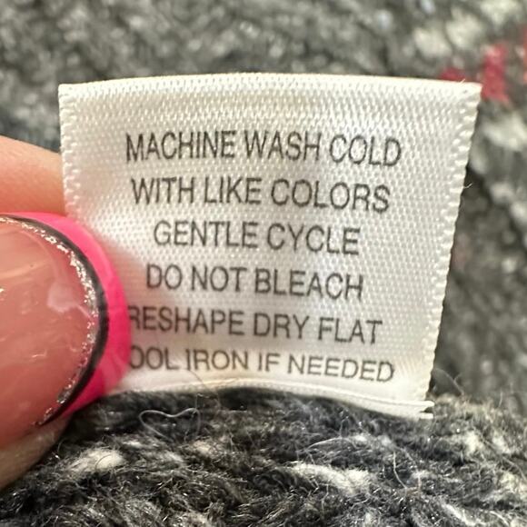 VTG Grandmacore Size Large Open Front Vest Cardigan Cable Knit Sweater Pockets - Picture 14 of 15